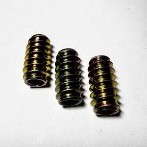 M 8X25 Mm Geel Verzinkte Vietnam Binnenste En Buitenste Tand Houten Inzetmoer Mannelijke En Vrouwelijke Draad Verbindingsmoeren Thv - Product Image 5