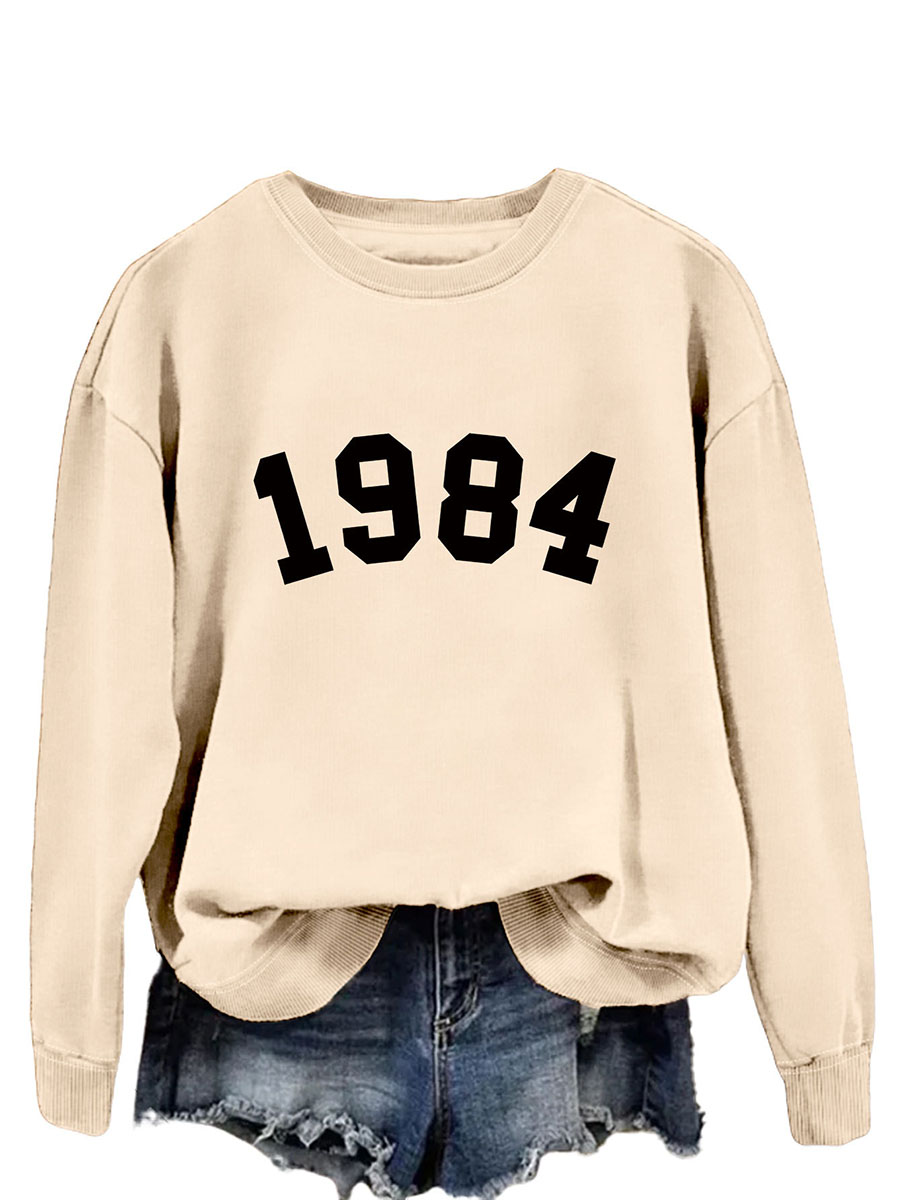 Sand sweatshirt (black font)
