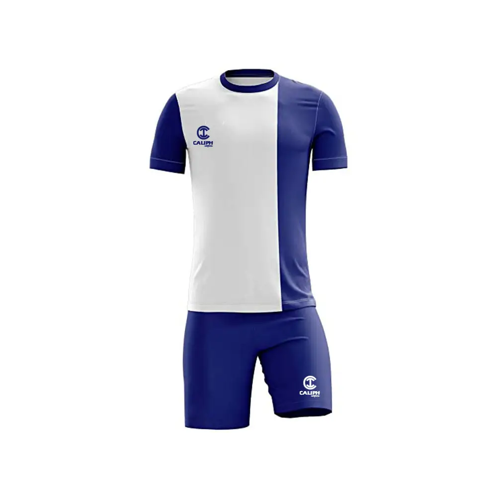 Üst sınıf erkek futbol kıyafetleri futbol forması erkekler özel gömlek OEM deniz üniforma tarzı zaman kurşun spor ambalaj hava adet tasarım
