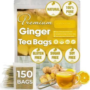 Label pribadi kantong teh jahe Herbal manfaat kesehatan alami kunyit Lemon teh jahe - Product Image 5