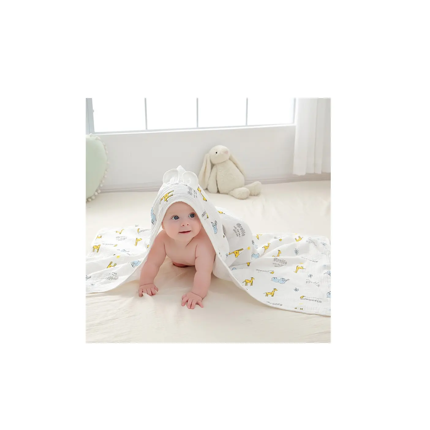 3/5pcs bebé Saliva toalla absorbente bebé toallas de cara de tela pañuelo recién nacido toalla del bebé de alta calidad