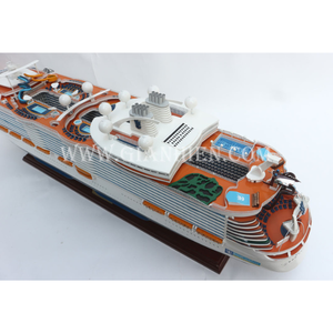 HARMONY of the SEAS WOODEN BOATS MODEL / ROYAL CARIBBEAN <strong>CRUISES</strong> SHIP / HANDMADE CRAFTS for DECORATION - Product Image 4