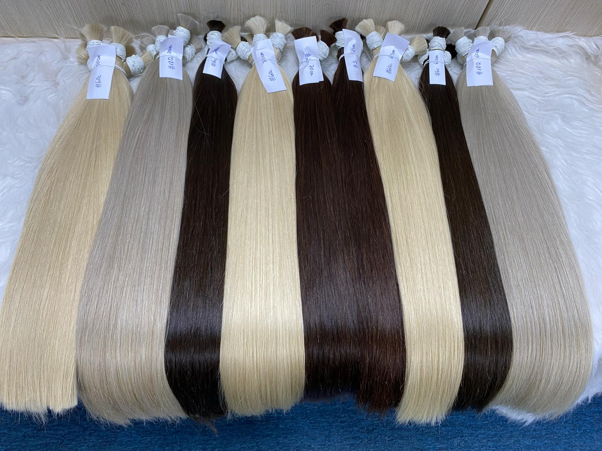 blonde and brown
