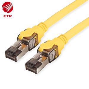 Industrielles FTP CAT6-Ethernet-Kabel IP20-EMI-beständig mit CU-Kern und RJ45-Snag-less-Design für Factory Office-Netzwerke