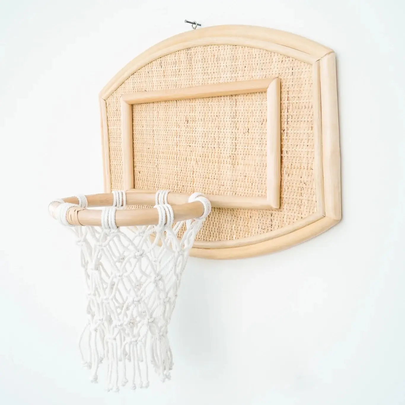 Harga Murah Rotan Mainan Anak-anak Hobi Baru Grosir Bola Basket Hoops Dalam Ruangan Buatan Tangan Bermain Mainan untuk Anak-anak Balita