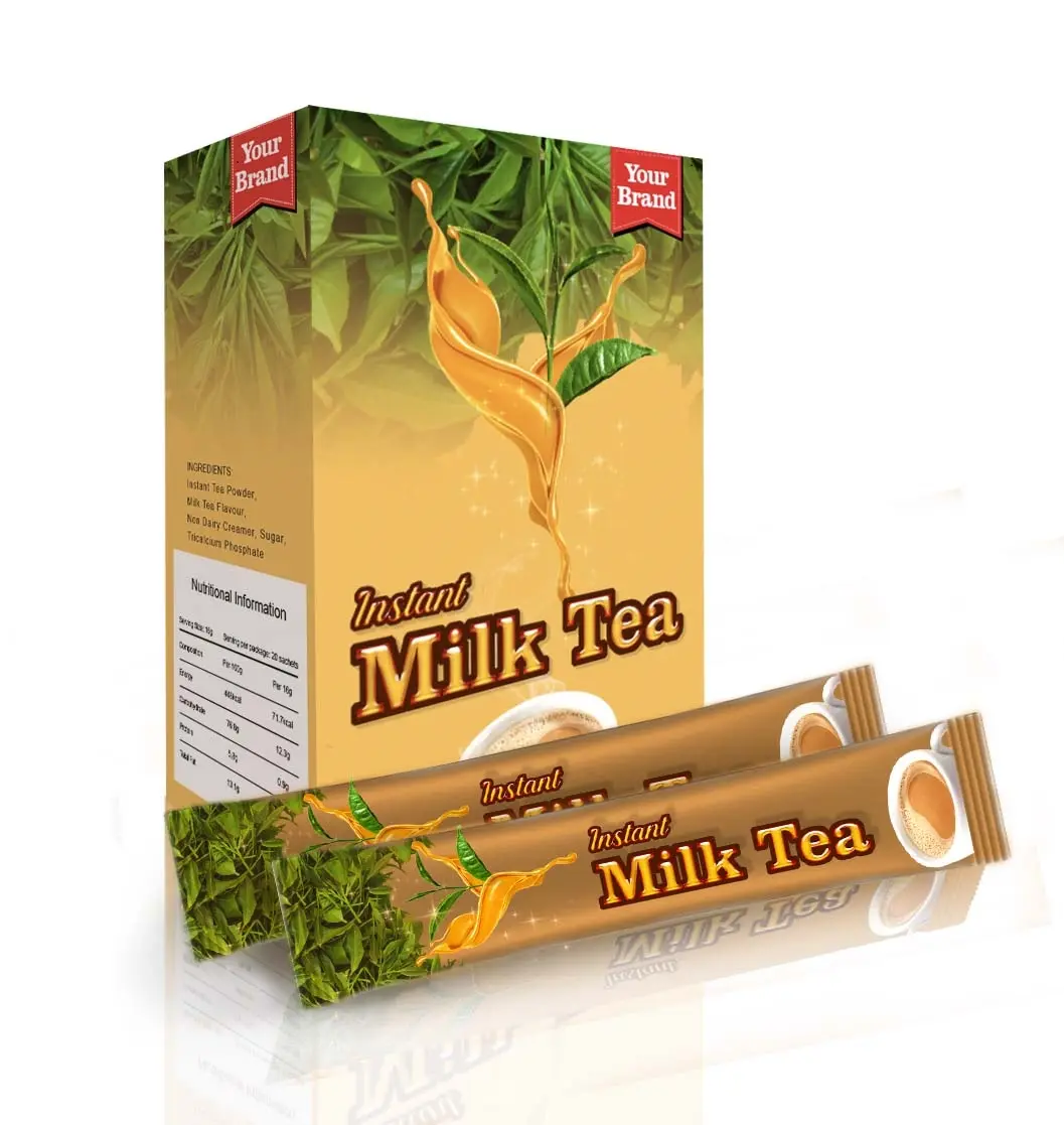 OEM ODM Instant Milk Tea Kunden spezifisches Design Asiatisches Getränk Reichhaltiger und zufriedenstellen der Tee Erfahrung Halal Custom Product 3 in 1 Tee