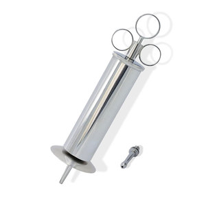 Tai ống tiêm tiêm thủy tinh Sampler chăn nuôi dụng cụ thép không gỉ Tai ống tiêm tiêm thủy tinh Sampler chăn nuôi - Product Image 1