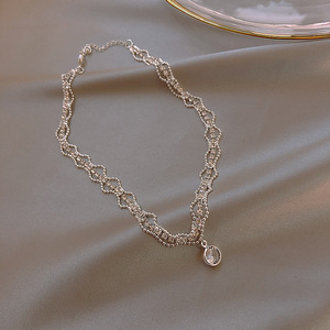 Minority Indifferent Wind Metal Clavicle Chain Choker Simple Short Temperament Ins Net Red Necklace for Women - Product Image 6