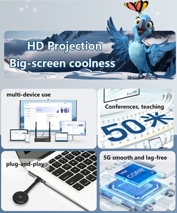 Système de présentation sans fil BYOD pour réunions et salles de conférence Émetteur et récepteur sans fil Plug and Play - Product Image 2