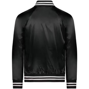 New Wholesale 2025 Satin <strong>Jacket</strong> for Men's Windproof and Water Resistant Bomber Style Red Satin <strong>jacket</strong> for men - Product Image 5