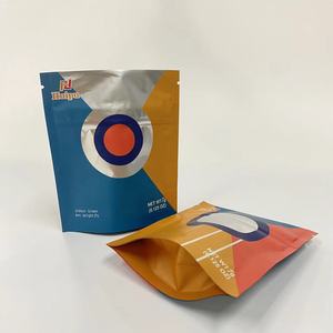Sacs comestibles de forme personnalisee Mylar sac en gros 1g 3.5g 7g bonbons bir fermeture zip referferemballage anti-odeur - Product Image 2