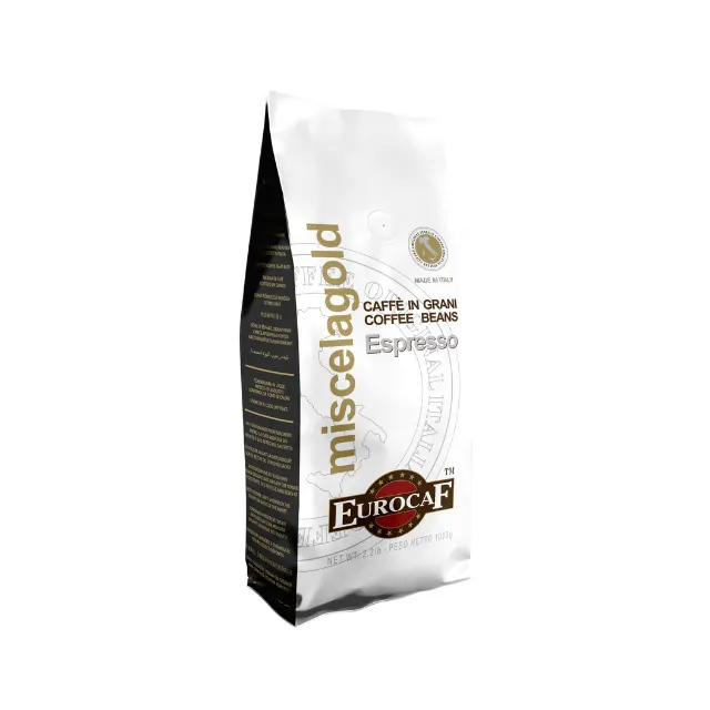 Roasted coffee beans blend GOLD EUROCAF sweet coffee