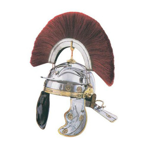 <strong>IMPERIAL</strong> GALLIC HELMET CRESTA CROSS Medieval Handcrafted Replica Die Cut Metal Armour for History Reenactments and Collectors - Product Image 2