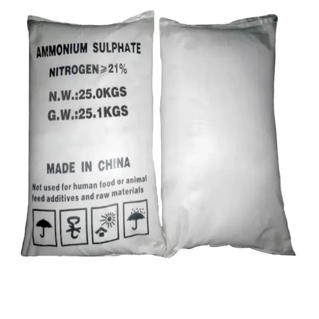 Fertilizzante azotato solfato di ammonio granulare solfato di ammonio cristallo o granulare bianco di ammonio solfito 21 prezzo