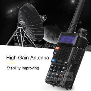 Baofeng-Walkie Talkie de 5W, Radio FM con escáner portátil opcional, transceptor UV5R de doble banda - Product Image 2