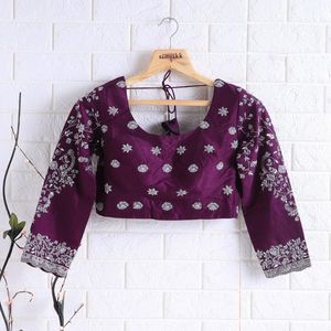 インドのエスニックブライダルシーケンスと刺繍のコーディング作業カットワークボーダー独占サリー大人結婚式見事な流行 - Product Image 6