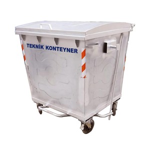 ITER 1100 Letal ste Aste onontainer con Metal sobre With EDAL ararbage onontainWaste ontainDustbin - Product Image 4