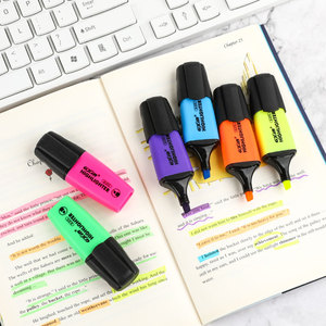 Gxin G-372-6V Custom Logo Custom Packaging Mini <strong>Highlighter</strong> Set 6 Bright Colors Fine <strong>Chisel</strong> <strong>Tip</strong> Pocket Size <strong>highlighter</strong> pen - Product Image 3