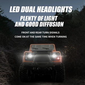 FY-0031A 1/16 Scale 4WD All Terrainปีนเขารถยนต์โหลดจําลองรถ Off-Road ไฟฟ้า RC ของเล่น 2.4 Ghz RC รถยนต์ของขวัญ - Product Image 5