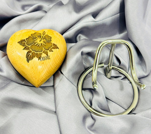 Hibiscus hình trái tim urns cho Ashe & <span class=keywords><strong>Mortal</strong></span> vẫn giữ lên đến <span class=keywords><strong>3</strong></span> inch khối chó và mèo urns cho tro & tang lễ vẫn còn - Product Image 5