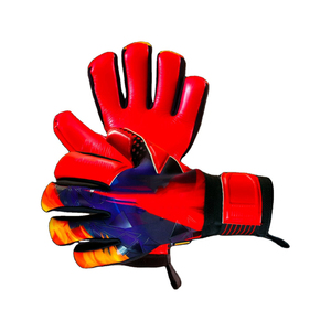 2025 High Quality Leather Goalkeeper <strong>Gloves</strong> with Adjustable Straps for Custom Fit for <strong>All</strong> Hand Sizes - Product Image 1