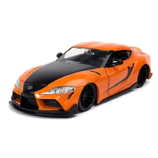 Распродажа 2018-2020-2022, литые под давлением модели автомобилей 1:32 Toyota Supra, легированная металлическая модель автомобиля, открывающиеся двери, Отлитая под давлением Модель C