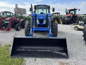 2024新霍兰德T5.110拖拉机107马力4WD，用于农场和农业，发动机和电机34小时使用80HP额定功率 - Product Image 5