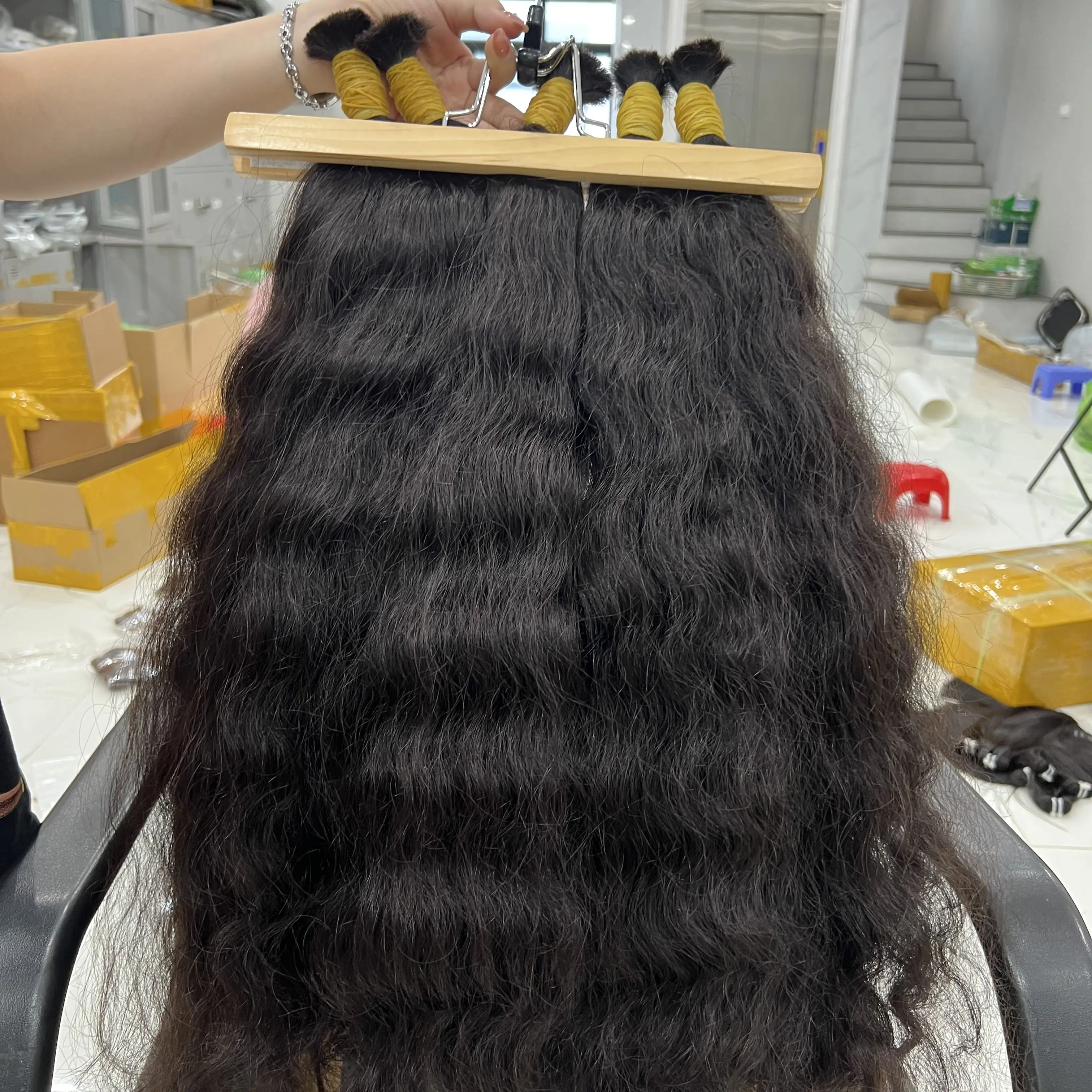 Bán buôn nguyên cambodian tóc số lượng lớn tất cả các lớp biểu bì Phù Hợp Việt Nam phần mở rộng tóc người nhà cung cấp