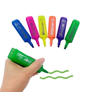 快干书写流畅凿子尖迷你荧光笔圣经学习日记笔记学校使用 - Product Image 1
