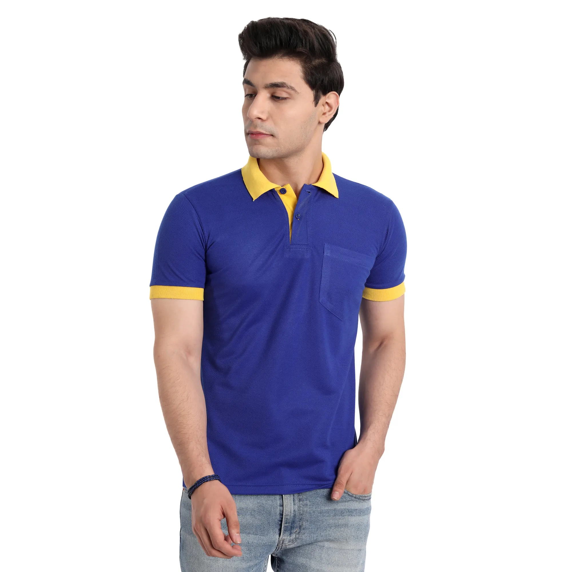 Camiseta de algodão de melhor qualidade com gola redonda, tecido tricotado de manga curta, modelo lavado, novidade para homens, modelo OEM da Índia