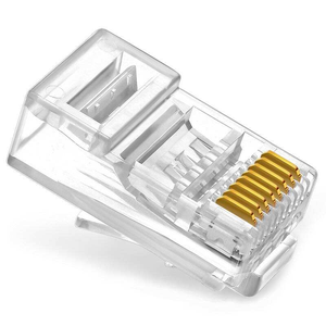 100件/袋定制RJ45以太网端5e类/6类非屏蔽8P8C RJ45模块化插头镀金6类UTP RJ45连接器 - Product Image 6