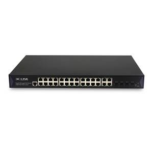 OEM 24 28พอร์ตสวิตช์เครือข่ายที่มีการจัดการแบบ POE มี4 SFP ไฟเบอร์อินเตอร์เฟซ iee 802.3AF/AT สวิตช์ไฟเบอร์ - Product Image 5
