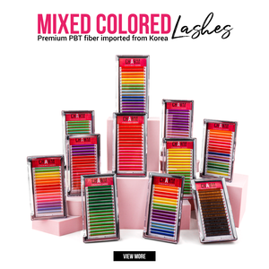 Charmdlash ขนตาปลอม0.07เส้นใย PBT ต่อขนตาสีแบบแพ็คตามสั่ง0.03 0.05 - Product Image 5