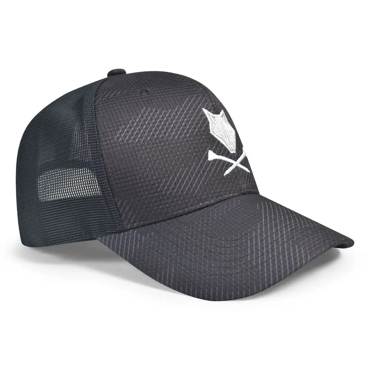 Venta al por mayor personalizado 5 paneles de goma PVC Logo cuerda béisbol impermeable láser corte agujero perforado sombrero rendimiento deportes papá sombrero