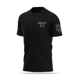Sheriff K9メンズパフォーマンスTシャツレギュラーフィット軽量半袖カスタム昇華 - Product Image 4