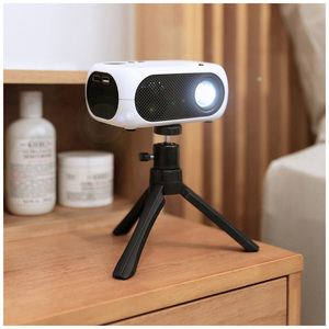 Şarj edilebilir projektör taşınabilir OVROOM Mini projektör kablolu bağlantı ve ottstream ile maliyet-verimli taşınabilir projektör - Product Image 1