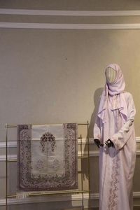 妇女祈祷服套装伊斯兰穆斯林妇女礼服阿巴亚妇女长袍祈祷服开斋月穆斯林女孩祈祷 - Product Image 4
