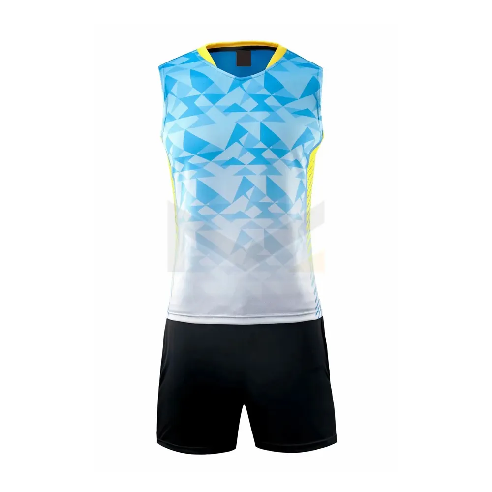 Uniforme personalizado de voleibol de alta calidad, conjunto de uniforme de voleibol personalizado con logotipo impreso, venta al por mayor