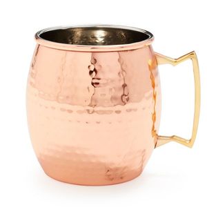<strong>Buy</strong> traditional handmade pure copper mule mugs for serving chilled <strong>cocktails</strong> in vintage rustic farmhouse kitchen bar - Product Image 3