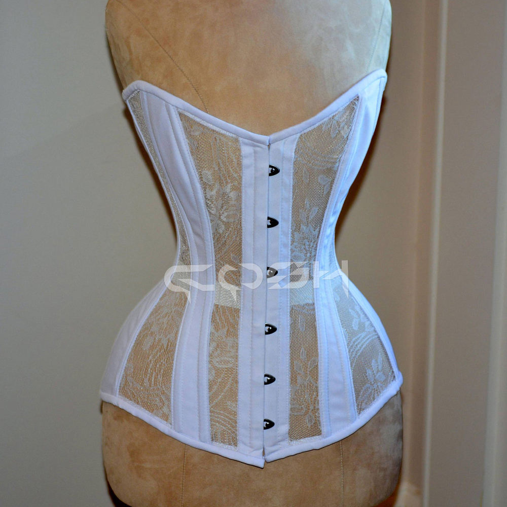 9970 white floral mesh