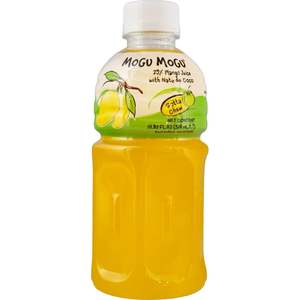 Mogu Mogu Juice Flavored Puree With <strong>Mango</strong> Coconut &amp; <strong>Apple</strong> 10.8 oz Packaged in Box