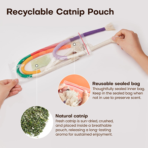 Sıcak satış kedi catnut Bite halat oyuncak kendini eğlence diş çıkarma diş temizleme <span class=keywords><strong>Catnip</strong></span> Gallnut kedi Teaser oyuncak - Product Image 5