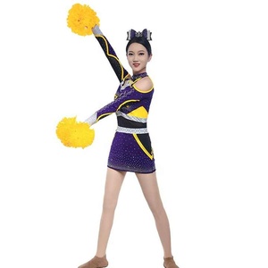 ชุดเชียร์กีฬาวัยรุ่นผ้ายืดใส่สบายดีไซน์ทันสมัยสำหรับนักเรียนชุดยูนิฟอร์มเชียร์ลีดเดอร์ - Product Image 5
