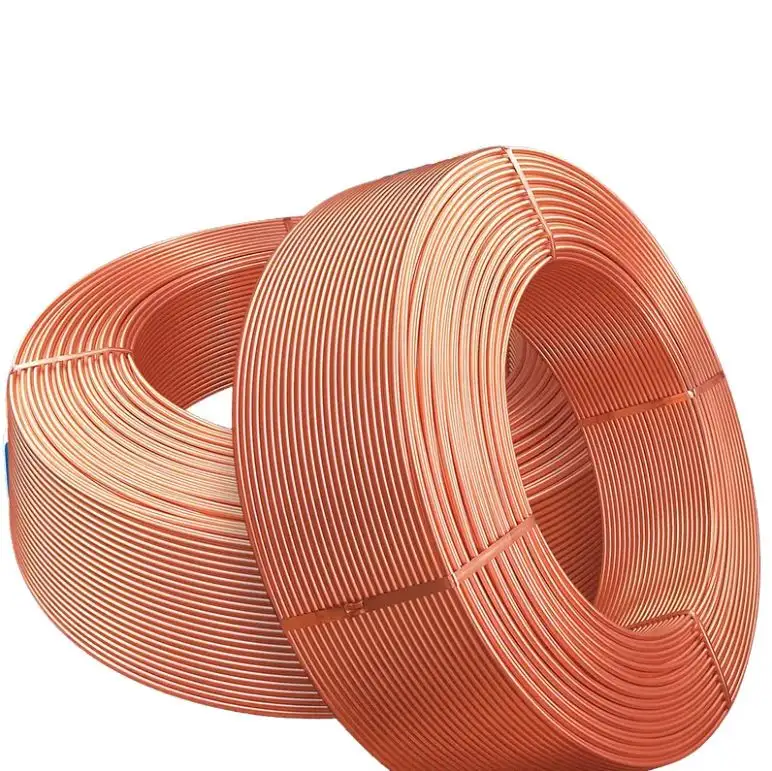 Fabricants de tubes capillaires en cuivre pour climatiseurs Réfrigération Tuyau en cuivre en crêpe pour toutes les tailles
