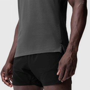 Hızlı kuru kumaşlı yüksek performanslı sporcular, eğitmenler ve koşucular için erkek performans tişörtü - Product Image 3