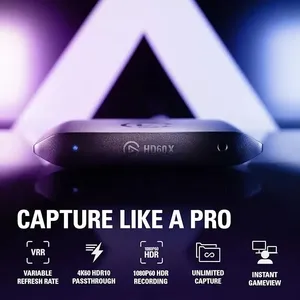 קורסאייר elgato hd60 x כרטיס לכידת משחק עם חביון נמוך במיוחד על ps4/pro x-box סדרה x/s ועוד עובד עם PC ו-mac
