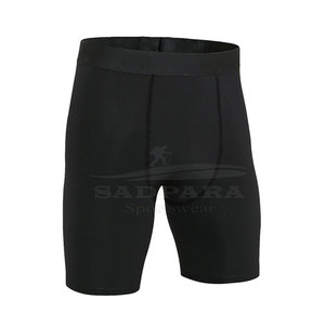 高品质男士定制压缩短裤实心图案新品优质男士压缩短裤 - Product Image 1