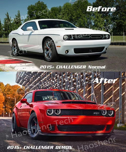 Araba Facelift dönüşüm yükseltme Bodykit için 2023 Dodge iblis ön tampon geniş çamurluk genişletici Dodge Challenger Dodge Hellcat için 2015 + - Product Image 2