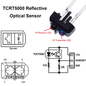 AismartlinkトラッキングセンサーモジュールKY-033ラインフォロワーTCRT50001チャンネル赤外線検出センサー障害物回避モジュール - Product Image 4