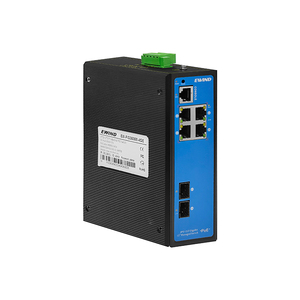 Web L2+ Managed IP40 <strong>Network</strong> Switch 6 <strong>Port</strong> Gigabit PoE Industrial DIN-Rail Ethernet Switch with 2 SFP <strong>Ports</strong> IEEE802.af/at - Product Image 2